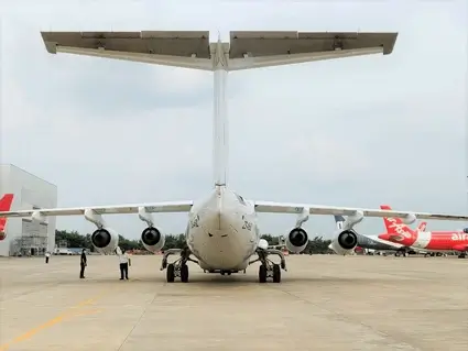Photo of an airplane on tarmac
