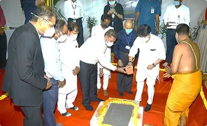 Photo clicked during inauguration of an event