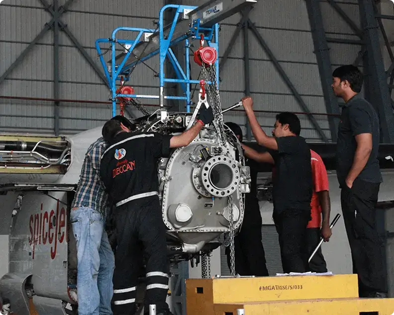 GMR AeroTech workshop facilities