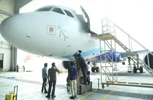 Aircraft maintenance workshop image