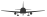 Black airplane icon
